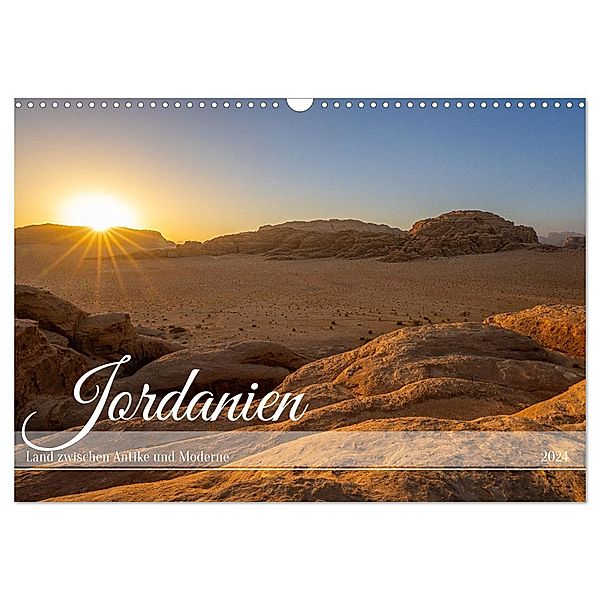 Jordanien - Land zwischen Antike und Moderne (Wandkalender 2024 DIN A3 quer), CALVENDO Monatskalender, Calvendo, Felix Berthelmann