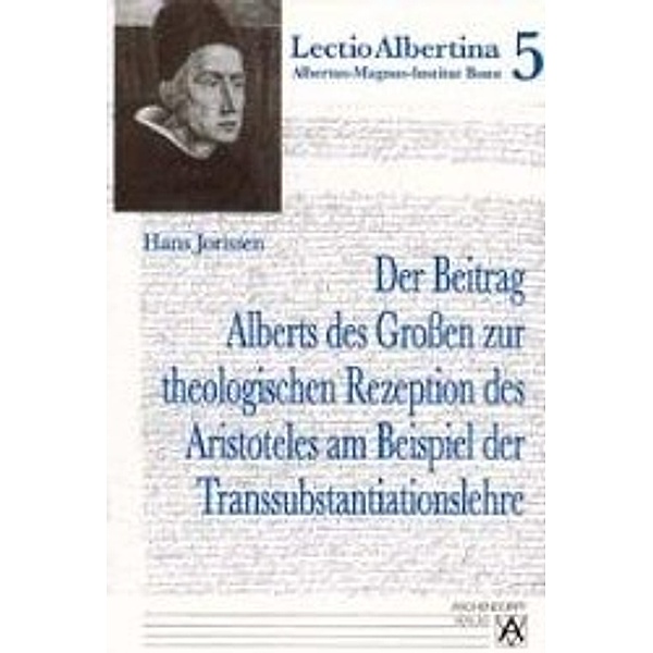 Jorissen, H: Beitrag Alberts des Großen, Hans Jorissen