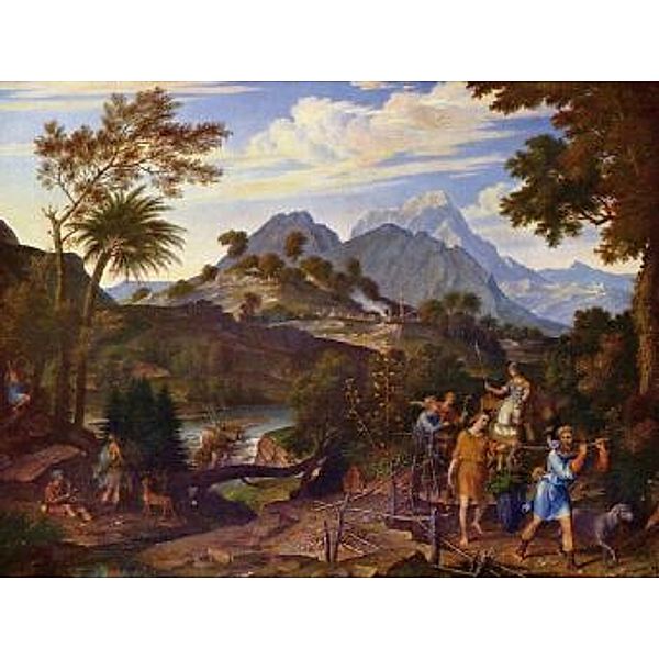 Joseph Anton Koch - Landschaft mit den Kundschaftern aus dem Gelobten Lande - 200 Teile (Puzzle)