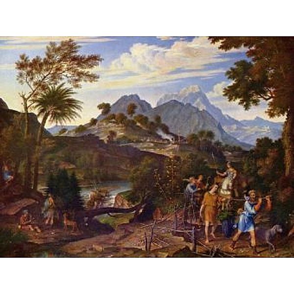 Joseph Anton Koch - Landschaft mit den Kundschaftern aus dem Gelobten Lande - 2.000 Teile (Puzzle)