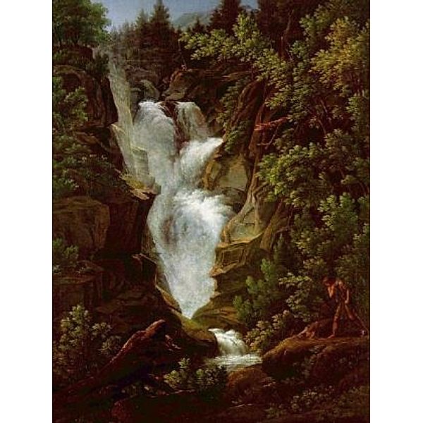 Joseph Anton Koch - Wasserfall - 100 Teile (Puzzle)