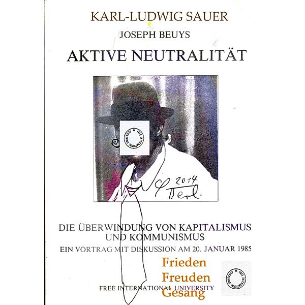 Joseph Beuys AKTIVE NEUTRALITÄT, Verlag für das Künstlerbuch zu Berlin, Förderverein Museum Schloss Moyland