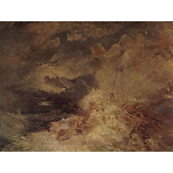 Joseph Mallord William Turner - Feuer auf dem Meer - 200 Teile (Puzzle)