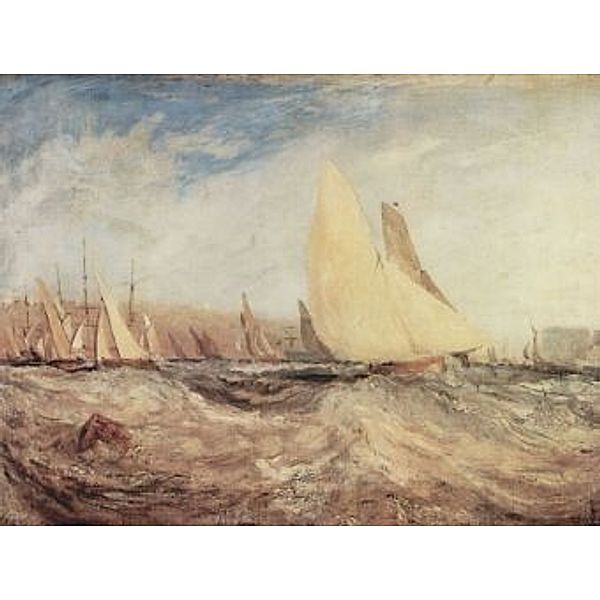 Joseph Mallord William Turner - Schloß East Cowes, Wohnsitz von J. Nash, Die Regatte segelt luvwärts - 100 Teile (Puzzle