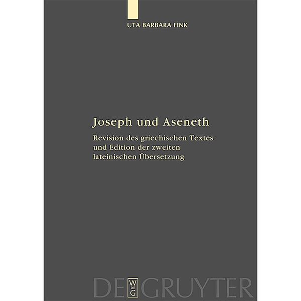 Joseph und Aseneth, Uta B. Fink