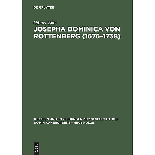 Josepha Dominica von Rottenberg (1676-1738), Günter Eßer