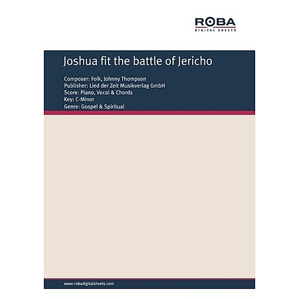 Joshua fit the battle of Jericho, Johnny Thompson
