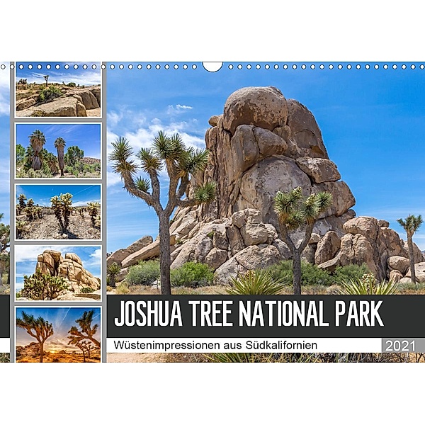 JOSHUA TREE NATIONAL PARK Wüstenimpressionen aus Südkalifornien (Wandkalender 2021 DIN A3 quer), Melanie Viola