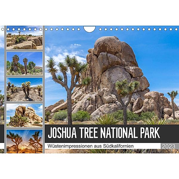 JOSHUA TREE NATIONAL PARK Wüstenimpressionen aus Südkalifornien (Wandkalender 2023 DIN A4 quer), Melanie Viola
