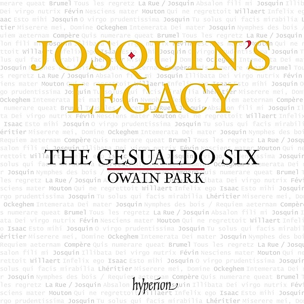 Josquin'S Legacy, Owain Park, The Gesualdo Six