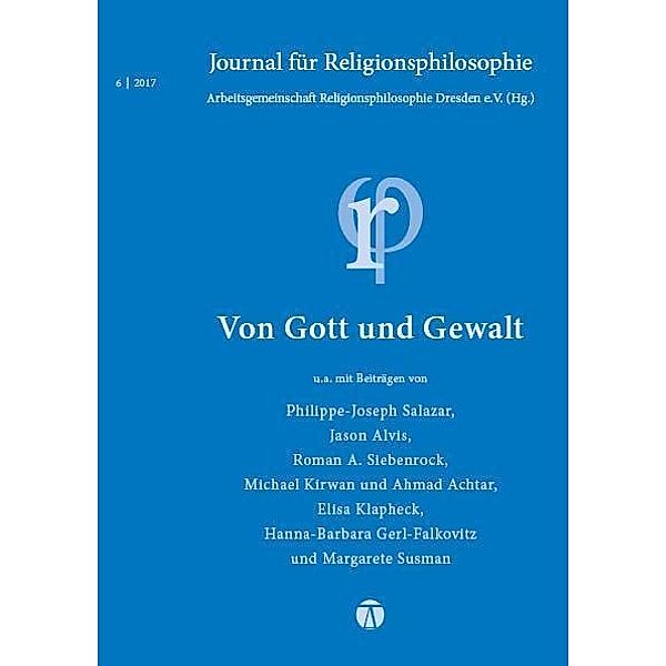 Journal für Religionsphilosophie 6/2017