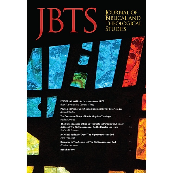 Journal of Biblical and Theological Studies / Journal of Biblical and Theological Studies