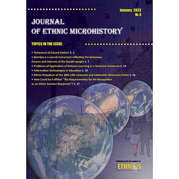 Journal of Ethnic Microhistory / Journal of Ethnic Microhistory Bd.3