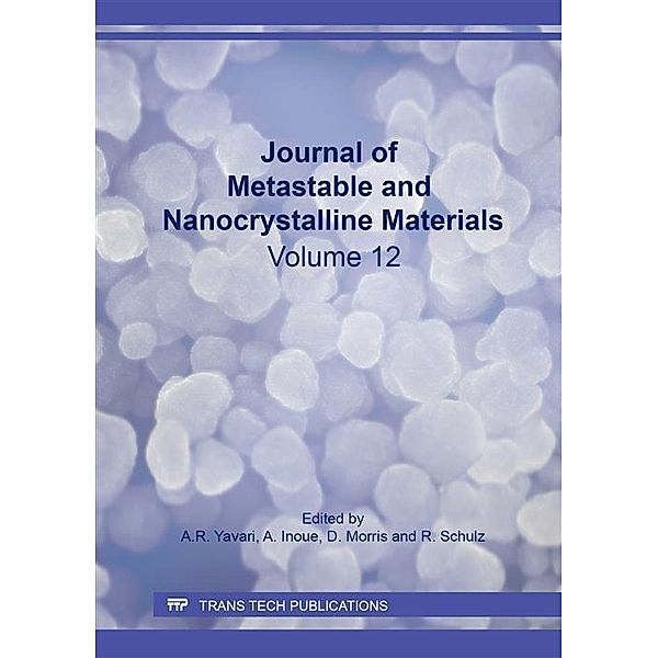 Journal of Metastable and Nanocrystalline Materials: e-volume 2002