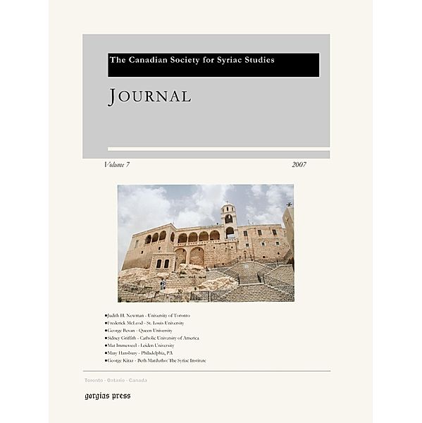 Journal of the Canadian Society for Syriac Studies 7