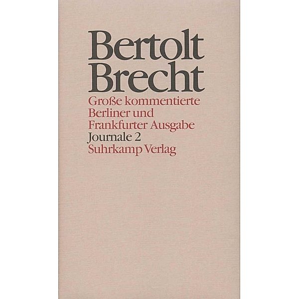 Journale.Tl.2, Bertolt Brecht