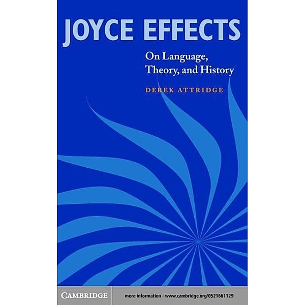 Joyce Effects, Derek Attridge