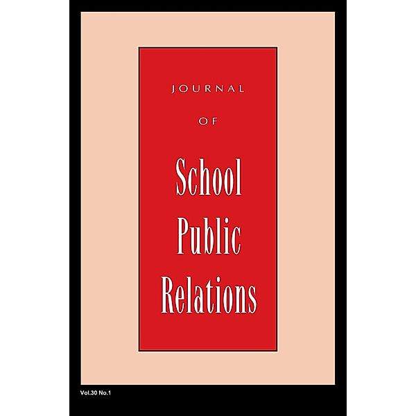 Jspr Vol 32-N3 / ISSN Bd.RL006, Journal of School Public Relations