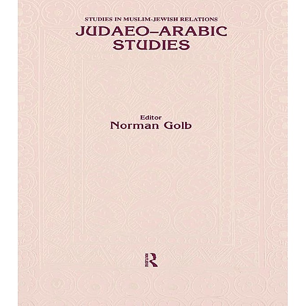 Judaeo Arabic Studies, NORMAN GOLB