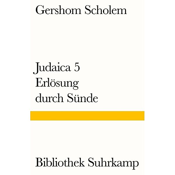 Judaica V, Gershom Scholem