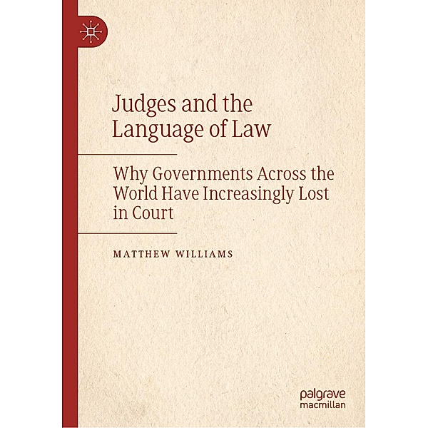 Judges and the Language of Law / Progress in Mathematics, Matthew Williams