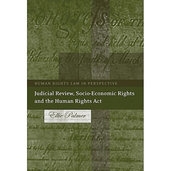 Judicial Review, Socio-Economic Rights and the Human Rights Act, Ellie Palmer