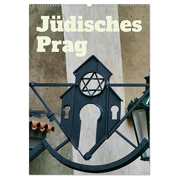 Jüdisches Prag (Wandkalender 2024 DIN A2 hoch), CALVENDO Monatskalender, Hans-Georg Vorndran