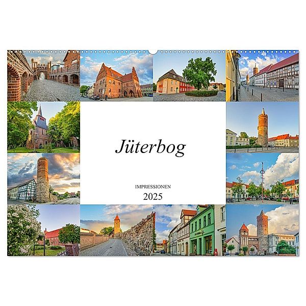 Jüterbog Impressionen (Wandkalender 2025 DIN A2 quer), CALVENDO Monatskalender, Calvendo, Dirk Meutzner