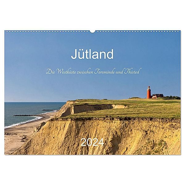 Jütland. Die Westküste zwischen Torsminde und Thisted (Wandkalender 2024 DIN A2 quer), CALVENDO Monatskalender, Klaus Kolfenbach