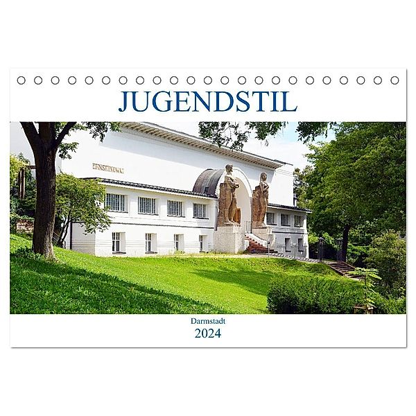Jugendstil - Darmstadt (Tischkalender 2024 DIN A5 quer), CALVENDO Monatskalender, Wolfgang Gerstner