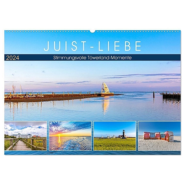 JUIST-LIEBE (Wandkalender 2024 DIN A2 quer), CALVENDO Monatskalender, Andrea Dreegmeyer