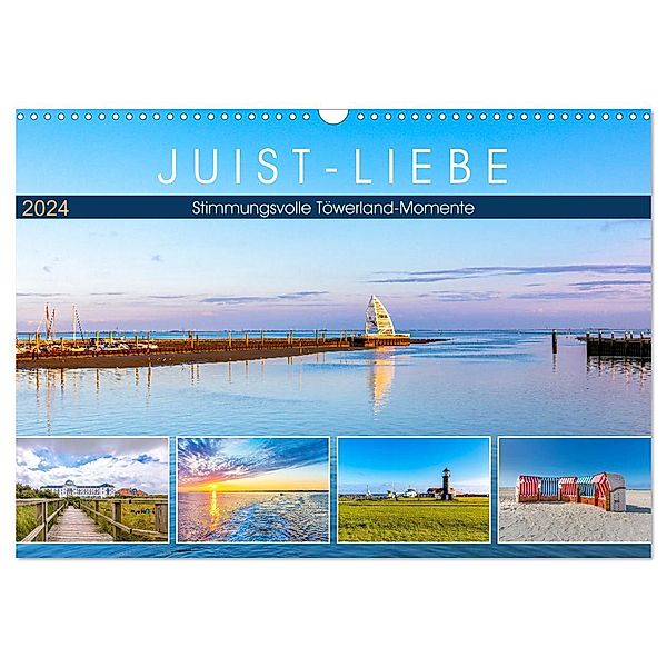 JUIST-LIEBE (Wandkalender 2024 DIN A3 quer), CALVENDO Monatskalender, Andrea Dreegmeyer