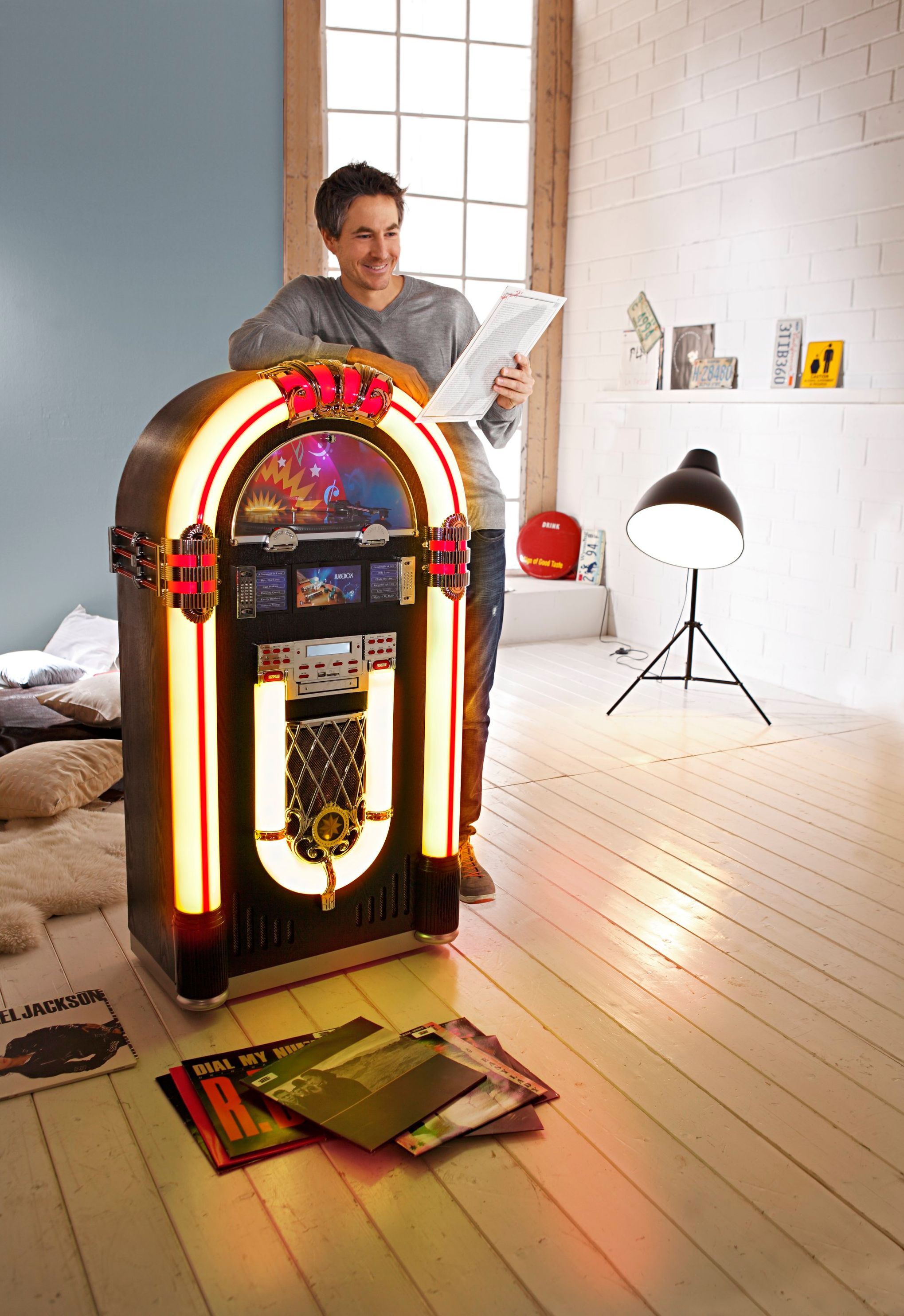 Jukebox mit Plattenspieler jetzt bei Weltbild.de bestellen