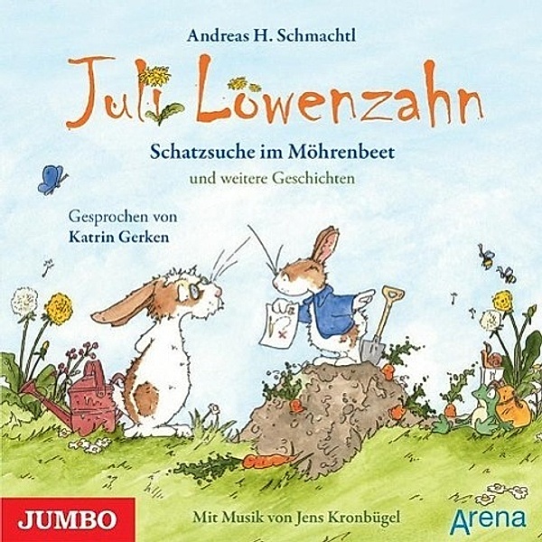 Juli Löwenzahn - Die Schatzsuche im Möhrenbeet und weitere Geschichten, 1 Audio-CD, Andreas H. Schmachtl