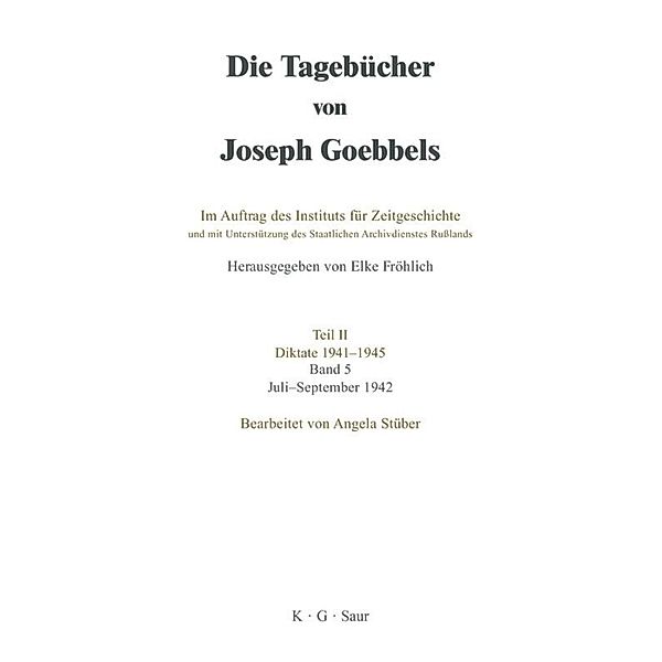 Juli - September 1942, Joseph Goebbels