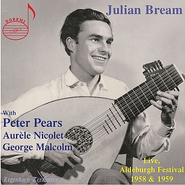 Julian Bream At Aldeburgh Festival,1958-1959, Julian Bream, Peter Pears, Aurèle Nicolet, G. Malcolm