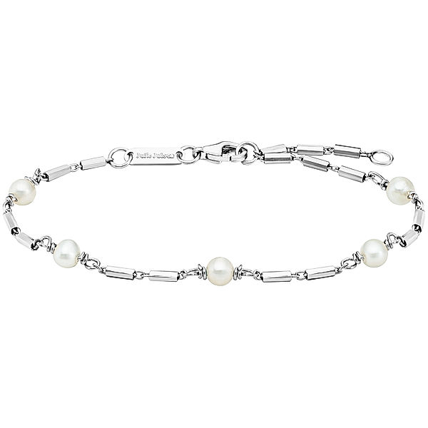 Julie Julsen Armband 925/- Sterling Silber Perle 19cm Glänzend