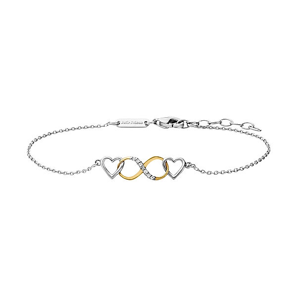 Julie Julsen Armband 925/- Sterling Silber Zirkonia 19cm Glänzend