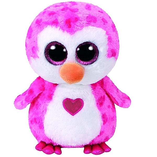 Juliet, Pinguin pink m. Herz 24cm