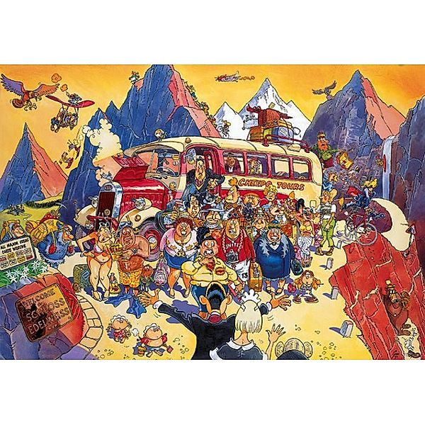 JUMBO Jumbo 25007 Puzzle Wasgij Retro Orignal 5 - Billigangebot gebucht! 1000 Teile