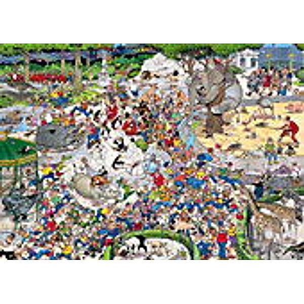 Jumbo Puzzle - Jan van Haasteren Im Zoo, 1000 Teile, Jan Van Haasteren