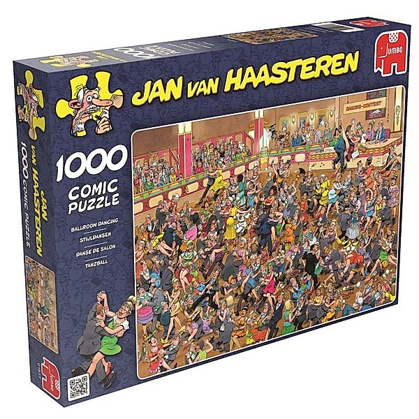 Jumbo Puzzle - Jan van Haasteren Tanzball, 1000 Teile, Jan Van Haasteren