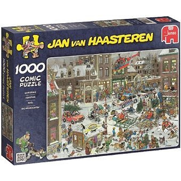Jumbo Puzzle - Jan van Haasteren Weihnachten, 1000 Teile, Jan van Haasteren