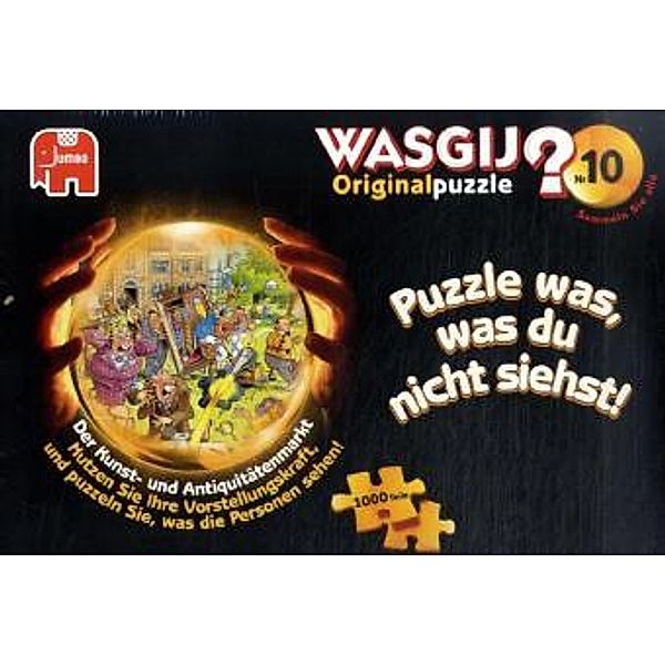 Jumbo Puzzle - WASGIJ? Original Der Kunst- und Antiquitätenmarkt, 1000 Teile
