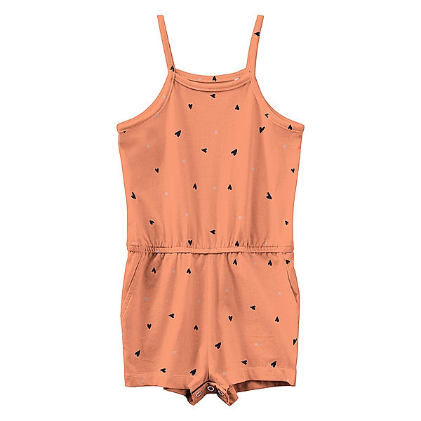 name it Jumpsuit NMFVIGGA STRAP – HEARTS in cantaloupe