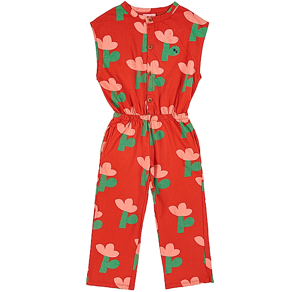 Bobo Choses Jumpsuit SEA FLOWER ALL OVER in red