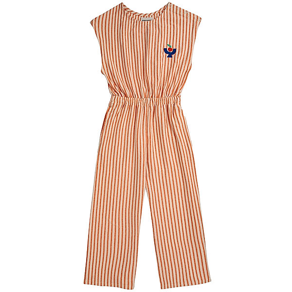 Bobo Choses Jumpsuit VERTICAL STRIPES ärmellos in orange