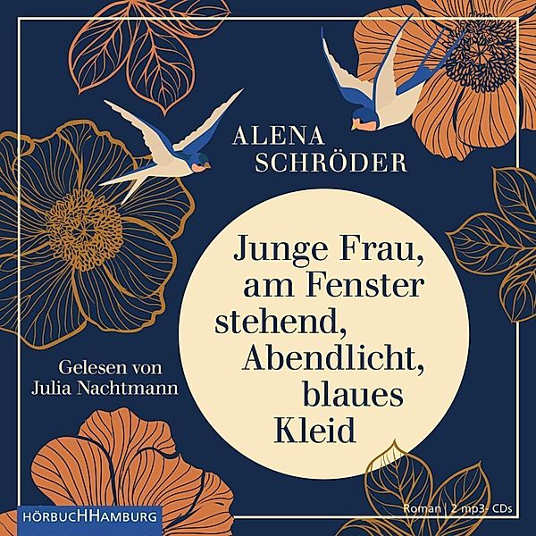 Junge Frau, am Fenster stehend, Abendlicht, blaues Kleid,2 Audio-CD, 2 MP3, Alena Schröder