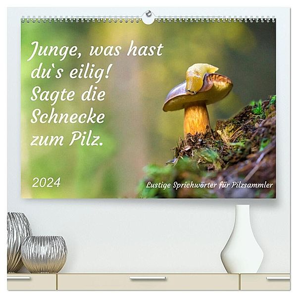 Junge, was hast du`s eilig (hochwertiger Premium Wandkalender 2024 DIN A2 quer), Kunstdruck in Hochglanz, Kerstin Waurick