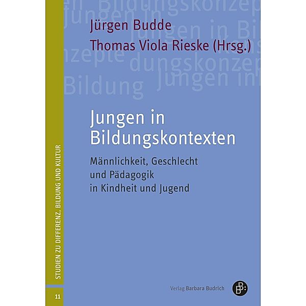 Jungen in Bildungskontexten / Studien zu Differenz, Bildung und Kultur Bd.11